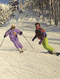 Snowboarding Beginners Freestyle Powder